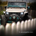 Phares LED en nid d&#39;abeille pour Jeep Wrangler